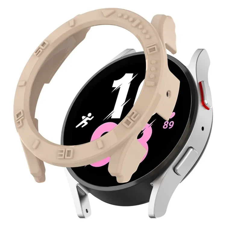 スケール付きハーフカバリーPCウォッチ保護ケース、Samsung Galaxy Watch5 / Watch4 44 mm用