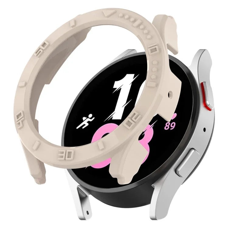 スケール付きハーフカバリーPCウォッチ保護ケース、Samsung Galaxy Watch5 / Watch4 44 mm用