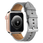 Fluted Leather Strap, For Apple Watch Ultra 49mm / Series 8&7 45mm / SE 2&6&SE&5&4 44mm / 3&2&1 42mm, For Apple Watch Ultra 49mm / Series 8&7 45mm /, For Apple Watch Series 8&7 41mm / SE 2&6&SE&5&4 40mm / 3&2&1 38mm