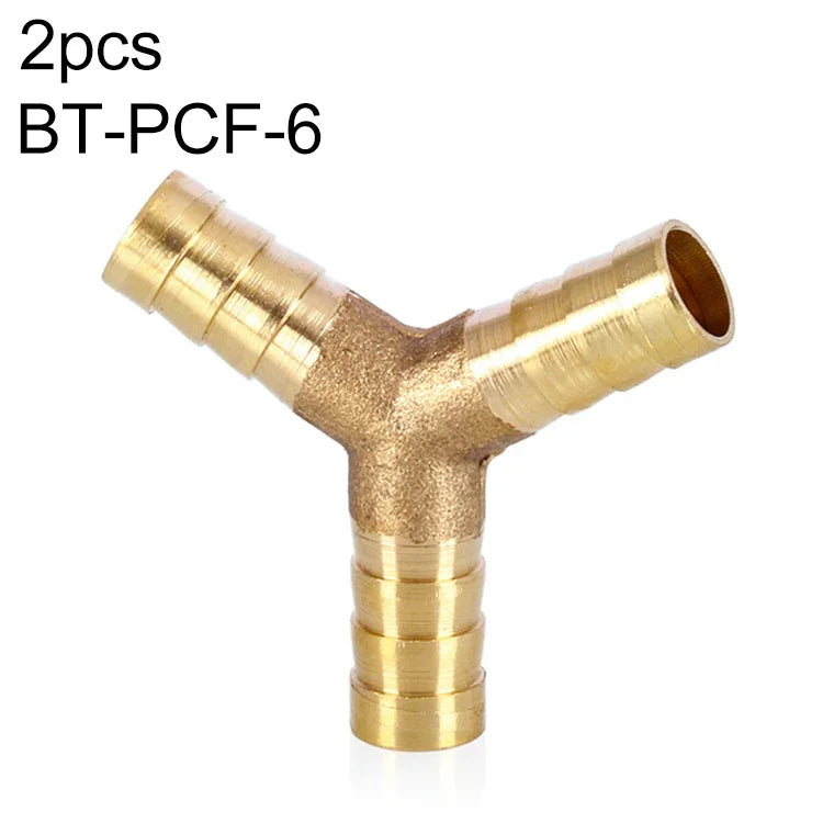 LAIZE 2個入り パゴダY型三方空気圧部品、口径：12mm、6mm、8mm、10mm、12mm