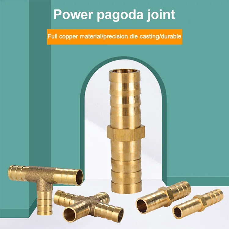 LAIZE 2pcs Pagoda Y-type Three Way Pneumatic Components, Caliber:12mm, 6mm, 8mm, 10mm, 12mm