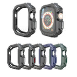 TPU＋PCカーボンファイバー衝撃吸収ケース、Apple Watch Ultra 3 / 2 / 1 49mm用