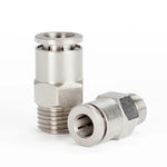 LAIZE ニッケルメッキ銅製オスねじストレート空気圧クイックコネクター、PC4-01、PC4-02、PC4-M5、PC6-01、PC6-02、PC6-03、PC6-04、PC6-M5、PC8-01、PC8-02、PC8-03、PC8-04、PC10-01、PC10-02、PC10-03、PC10-04、PC12-01、PC12-02、PC12-03、PC12-04、PC14-02