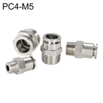 LAIZE ニッケルメッキ銅製オスねじストレート空気圧クイックコネクター、PC4-01、PC4-02、PC4-M5、PC6-01、PC6-02、PC6-03、PC6-04、PC6-M5、PC8-01、PC8-02、PC8-03、PC8-04、PC10-01、PC10-02、PC10-03、PC10-04、PC12-01、PC12-02、PC12-03、PC12-04、PC14-02