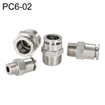 LAIZE ニッケルメッキ銅製オスねじストレート空気圧クイックコネクター、PC4-01、PC4-02、PC4-M5、PC6-01、PC6-02、PC6-03、PC6-04、PC6-M5、PC8-01、PC8-02、PC8-03、PC8-04、PC10-01、PC10-02、PC10-03、PC10-04、PC12-01、PC12-02、PC12-03、PC12-04、PC14-02