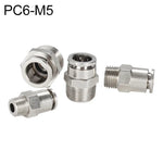 LAIZE ニッケルメッキ銅製オスねじストレート空気圧クイックコネクター、PC4-01、PC4-02、PC4-M5、PC6-01、PC6-02、PC6-03、PC6-04、PC6-M5、PC8-01、PC8-02、PC8-03、PC8-04、PC10-01、PC10-02、PC10-03、PC10-04、PC12-01、PC12-02、PC12-03、PC12-04、PC14-02