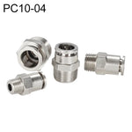 LAIZE ニッケルメッキ銅製オスねじストレート空気圧クイックコネクター、PC4-01、PC4-02、PC4-M5、PC6-01、PC6-02、PC6-03、PC6-04、PC6-M5、PC8-01、PC8-02、PC8-03、PC8-04、PC10-01、PC10-02、PC10-03、PC10-04、PC12-01、PC12-02、PC12-03、PC12-04、PC14-02
