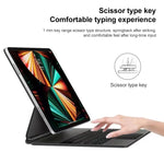 Bluetoothキーボード付きレザーケース タッチパッド付き, iPad Air 5 / 4 10.9インチ用, iPad Pro 11インチ 2021/2020/2018用, iPad Pro 12.9インチ 2021/2020/2018用
