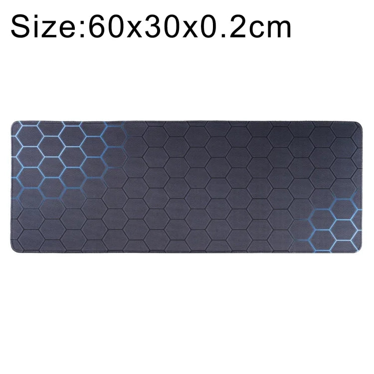 滑り止めラバークロス表面ゲーミングマウスマット キーボードパッド、60 x 30 x 0.2cm、70 x 30 x 0.2cm