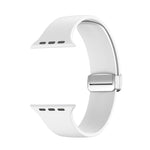 フォールディングバックルシリコンウォッチバンド、Apple Watch Ultra 49mm用、Apple Watch シリーズ8＆7 45mm / SE 2＆6＆SE＆5＆4 44mm / 3＆2＆1 42mm用