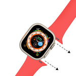 フォールディングバックルシリコンウォッチバンド、Apple Watch Ultra 49mm用、Apple Watch シリーズ8＆7 45mm / SE 2＆6＆SE＆5＆4 44mm / 3＆2＆1 42mm用