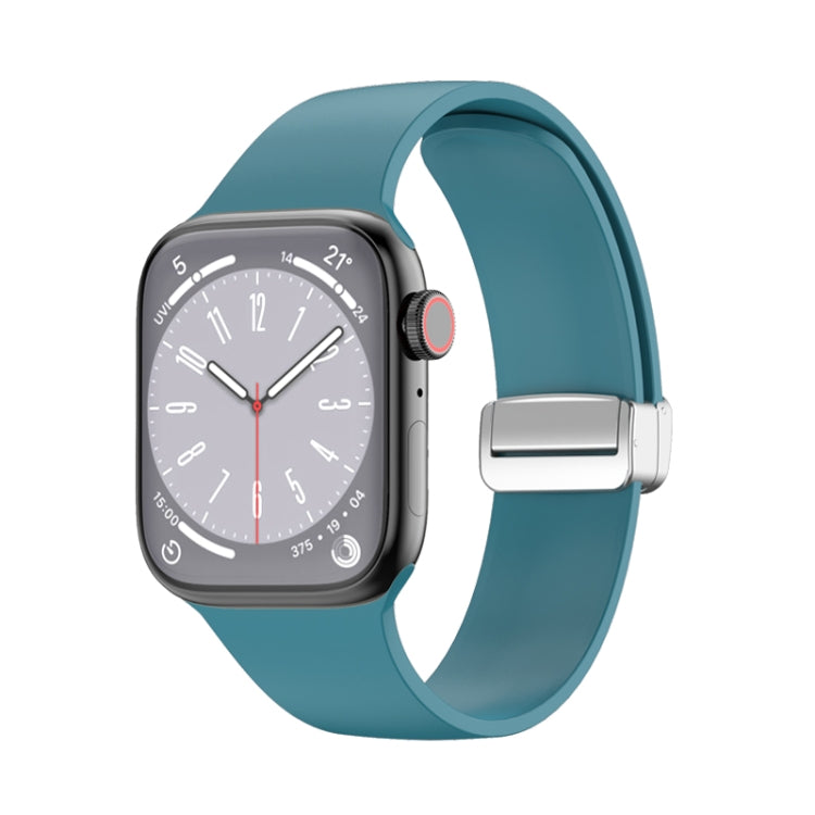 フォールディングバックルシリコンウォッチバンド、Apple Watch Ultra 49mm用、Apple Watch シリーズ8＆7 45mm / SE 2＆6＆SE＆5＆4 44mm / 3＆2＆1 42mm用