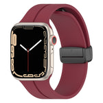 無地シリコン時計バンド、Apple Watch Ultra 49mm / シリーズ8＆7 45mm / SE 2＆6＆SE＆5＆4 44mm用、Apple Watch シリーズ8＆7 41mm / SE 2＆6＆SE＆5＆4 40mm / 3＆2＆1 38mm用