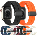 無地シリコン時計バンド、Apple Watch Ultra 49mm / シリーズ8＆7 45mm / SE 2＆6＆SE＆5＆4 44mm用、Apple Watch シリーズ8＆7 41mm / SE 2＆6＆SE＆5＆4 40mm / 3＆2＆1 38mm用