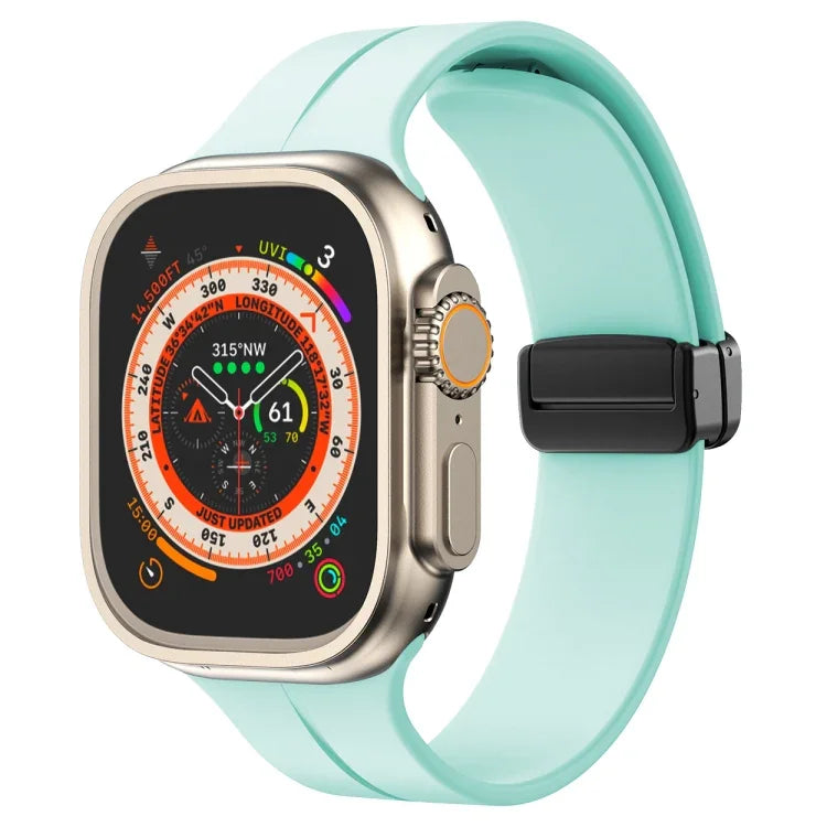 無地シリコン時計バンド、Apple Watch Ultra 49mm / シリーズ8＆7 45mm / SE 2＆6＆SE＆5＆4 44mm用、Apple Watch シリーズ8＆7 41mm / SE 2＆6＆SE＆5＆4 40mm / 3＆2＆1 38mm用