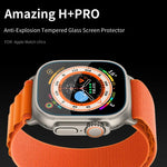 NILLKIN H+Pro 0.2mm 9H 防爆強化ガラスフィルム、Apple Watch Ultra 49mm用