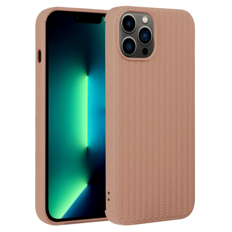 Weave Texture Silicone Phone Case, For iPhone 13 Pro, For iPhone 13 Pro Max, For iPhone 12, For iPhone 12 Pro, For iPhone 12 Pro Max