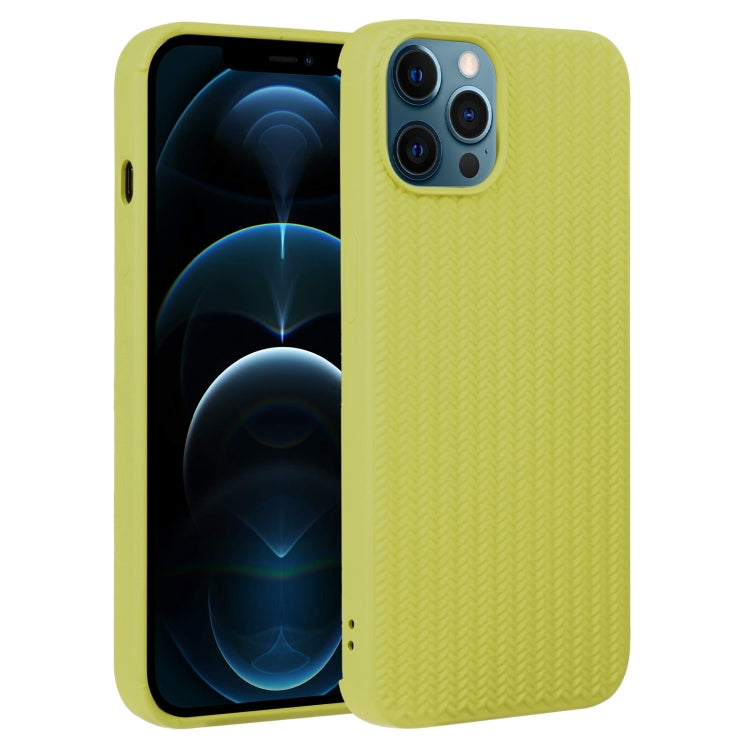 Weave Texture Silicone Phone Case, For iPhone 13 Pro, For iPhone 13 Pro Max, For iPhone 12, For iPhone 12 Pro, For iPhone 12 Pro Max