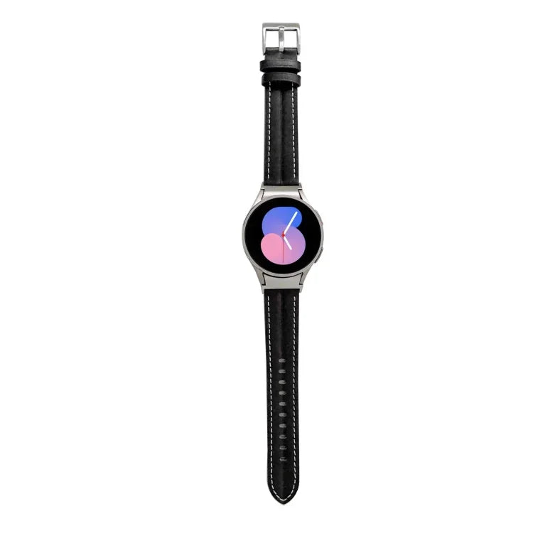 溝入り本革ウォッチバンド、Samsung Galaxy Watch5 40mm / 44mm用