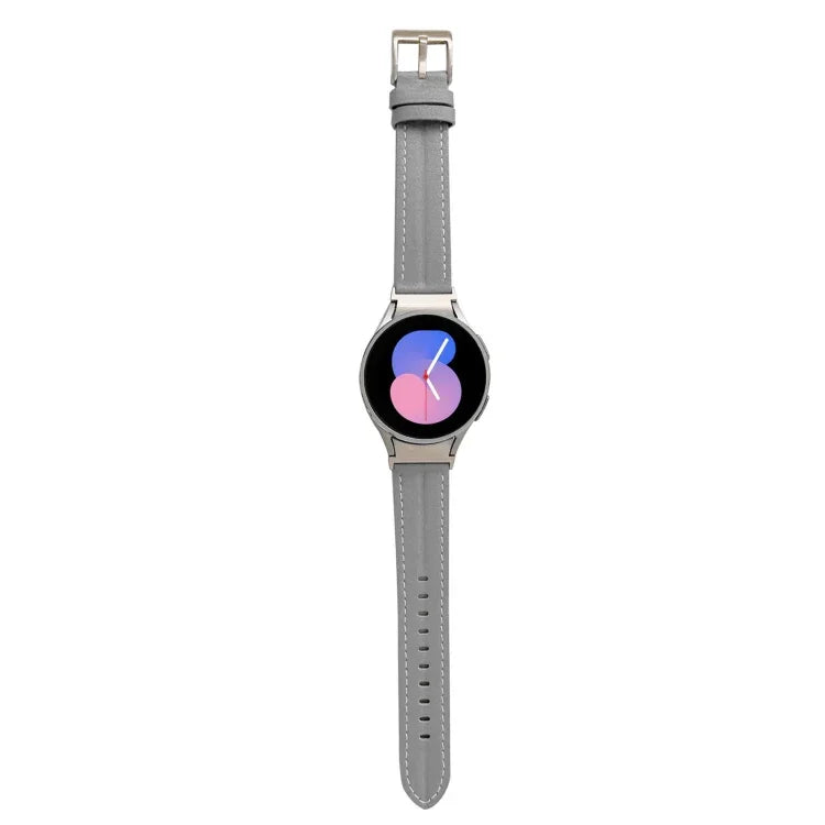 溝入り本革ウォッチバンド、Samsung Galaxy Watch5 40mm / 44mm用