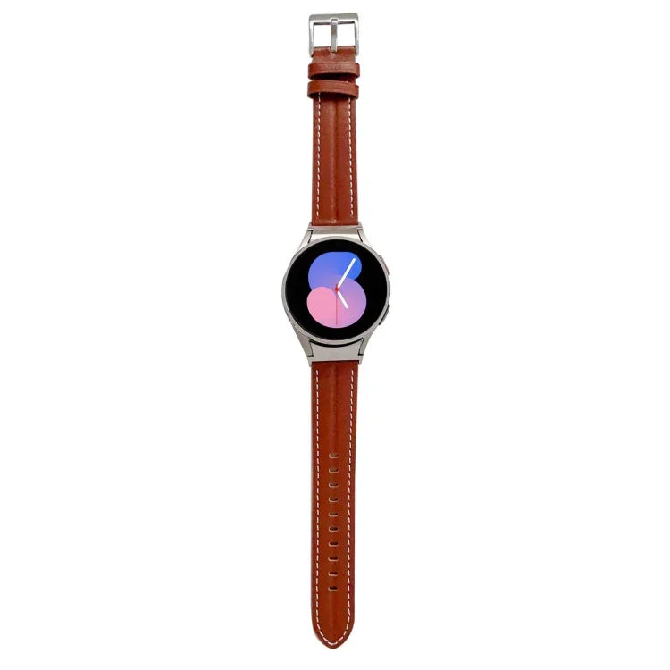 溝入り本革ウォッチバンド、Samsung Galaxy Watch5 40mm / 44mm用