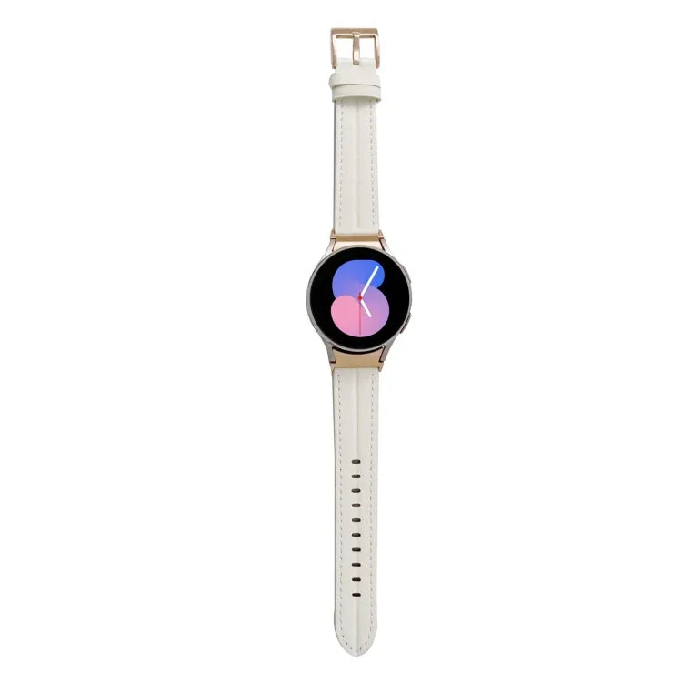 溝入り本革ウォッチバンド、Samsung Galaxy Watch5 40mm / 44mm用