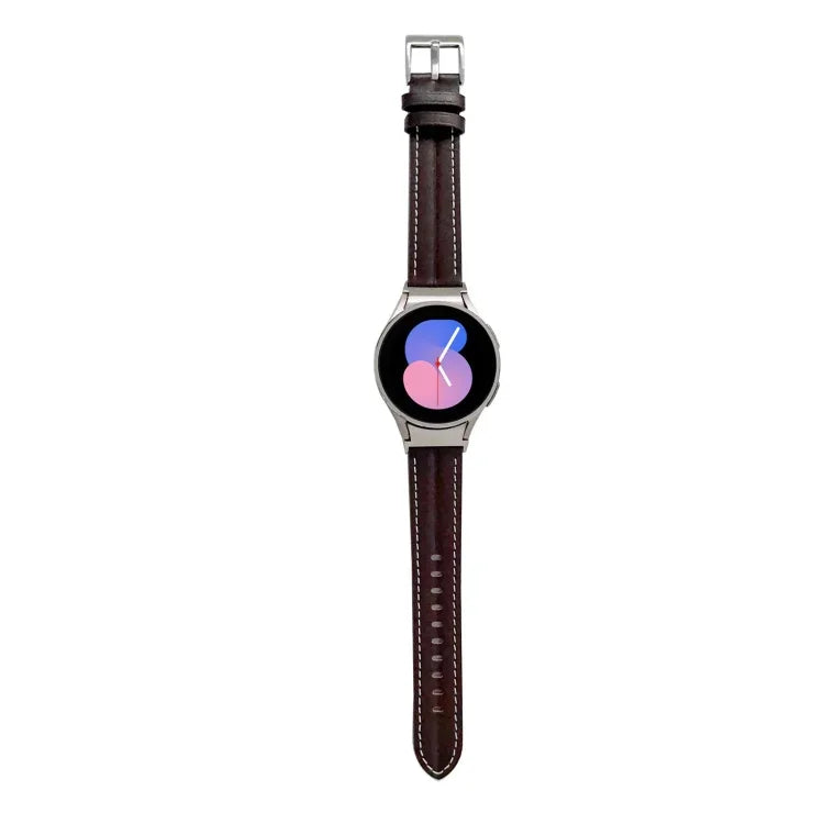 溝入り本革ウォッチバンド、Samsung Galaxy Watch5 40mm / 44mm用