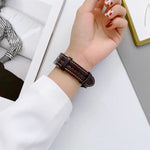 溝入り本革ウォッチバンド、Samsung Galaxy Watch5 40mm / 44mm用