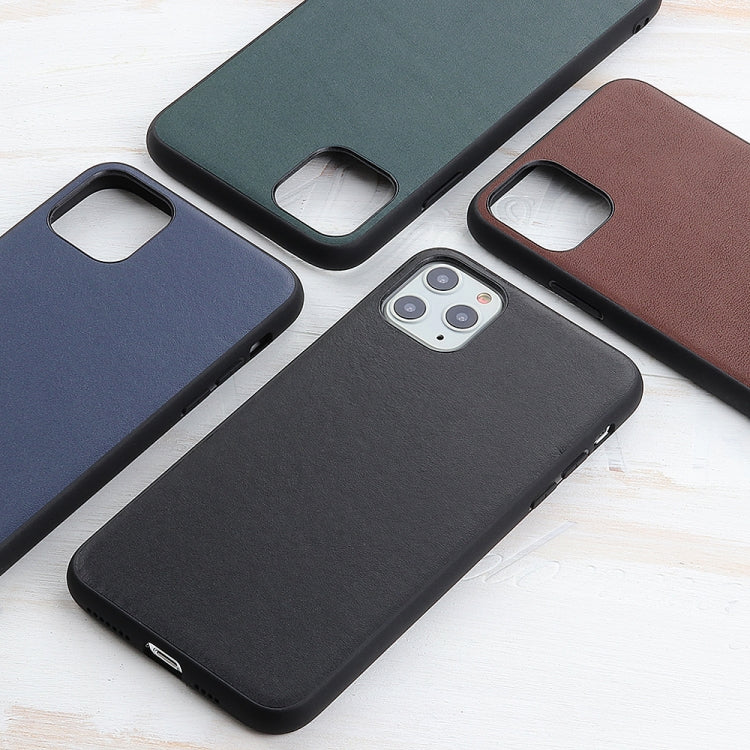 Genuine Leather Lambskin Texture Protective Case, For iPhone 11, For iPhone 11 Pro, For iPhone 11 Pro Max