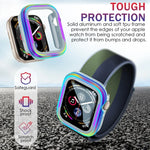 アルミ合金＋TPU 2-in-1保護ケース、Apple Watch Ultra 3 / 2 / 1 49mm用、Apple Watch シリーズ9 / 8 / 7 45mm用、Apple Watch シリーズ6 / 5 / 4 / SE 44mm用、Apple Watch シリーズ9 / 8 / 7 41mm用、Apple Watch シリーズ6 / 5 / 4 / SE 40mm用