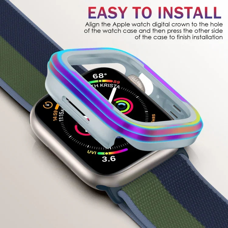 アルミ合金＋TPU 2-in-1保護ケース、Apple Watch Ultra 3 / 2 / 1 49mm用、Apple Watch シリーズ9 / 8 / 7 45mm用、Apple Watch シリーズ6 / 5 / 4 / SE 44mm用、Apple Watch シリーズ9 / 8 / 7 41mm用、Apple Watch シリーズ6 / 5 / 4 / SE 40mm用