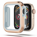 アルミ合金＋TPU 2-in-1保護ケース、Apple Watch Ultra 3 / 2 / 1 49mm用、Apple Watch シリーズ9 / 8 / 7 45mm用、Apple Watch シリーズ6 / 5 / 4 / SE 44mm用、Apple Watch シリーズ9 / 8 / 7 41mm用、Apple Watch シリーズ6 / 5 / 4 / SE 40mm用