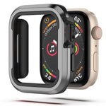 アルミ合金＋TPU 2-in-1保護ケース、Apple Watch Ultra 3 / 2 / 1 49mm用、Apple Watch シリーズ9 / 8 / 7 45mm用、Apple Watch シリーズ6 / 5 / 4 / SE 44mm用、Apple Watch シリーズ9 / 8 / 7 41mm用、Apple Watch シリーズ6 / 5 / 4 / SE 40mm用