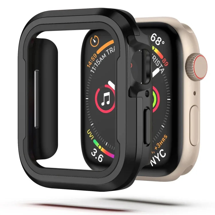 アルミ合金＋TPU 2-in-1保護ケース、Apple Watch Ultra 3 / 2 / 1 49mm用、Apple Watch シリーズ9 / 8 / 7 45mm用、Apple Watch シリーズ6 / 5 / 4 / SE 44mm用、Apple Watch シリーズ9 / 8 / 7 41mm用、Apple Watch シリーズ6 / 5 / 4 / SE 40mm用