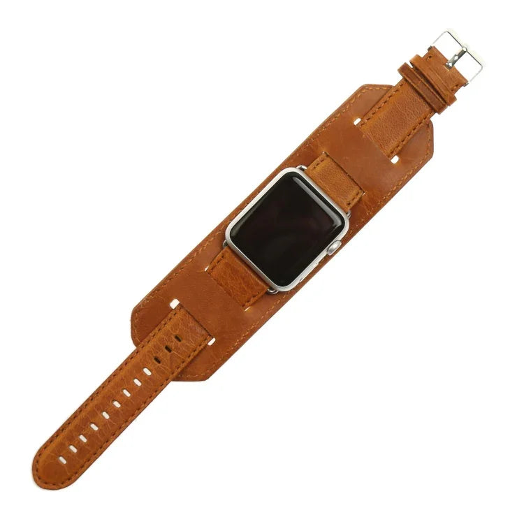 クレイジーホーステクスチャーブレスレットウォッチバンド、Apple Watch 5 & 4 40mm / 3 & 2 & 1 38mm用、Apple Watch 5 & 4 44mm / 3 & 2 & 1 42mm用