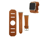 クレイジーホーステクスチャーブレスレットウォッチバンド、Apple Watch 5 & 4 40mm / 3 & 2 & 1 38mm用、Apple Watch 5 & 4 44mm / 3 & 2 & 1 42mm用