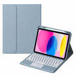 Bluetoothタッチキーボード付きレザータブレットケース, iPad 第10世代 10.9 2022用
