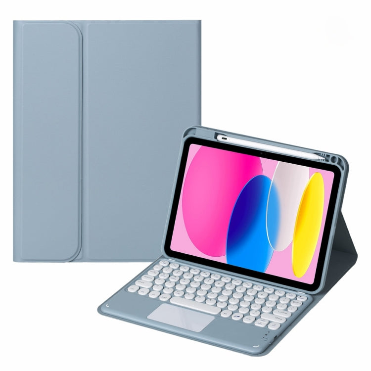 Bluetoothタッチキーボード付きレザータブレットケース, iPad 第10世代 10.9 2022用