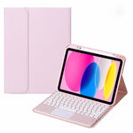 Bluetoothタッチキーボード付きレザータブレットケース, iPad 第10世代 10.9 2022用