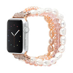 パールクリスタルウォッチバンド、Apple Watch 5 & 4 40mm / 3 & 2 & 1 38mm用、Apple Watch 5 & 4 44mm / 3 & 2 & 1 42mm用