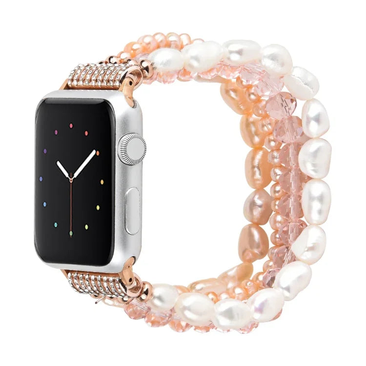 パールクリスタルウォッチバンド、Apple Watch 5 & 4 40mm / 3 & 2 & 1 38mm用、Apple Watch 5 & 4 44mm / 3 & 2 & 1 42mm用