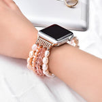 パールクリスタルウォッチバンド、Apple Watch 5 & 4 40mm / 3 & 2 & 1 38mm用、Apple Watch 5 & 4 44mm / 3 & 2 & 1 42mm用