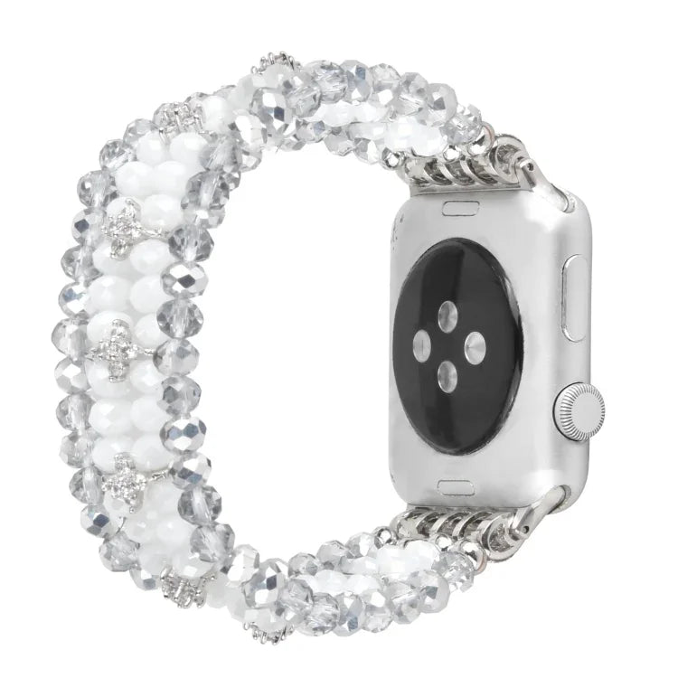 パールクリスタルウォッチバンド、Apple Watch 5 & 4 40mm / 3 & 2 & 1 38mm用、Apple Watch 5 & 4 44mm / 3 & 2 & 1 42mm用