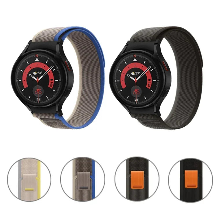 Samsung Galaxy Watch 5 Pro / Watch4 Classic用ループナイロンウォッチバンド