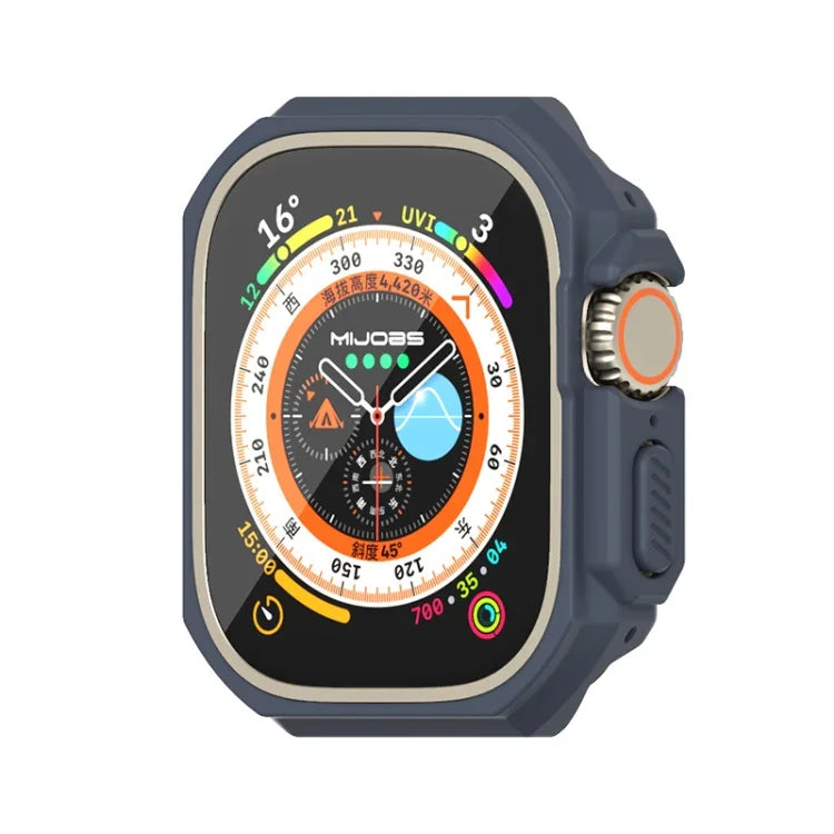 Mijobs 超薄型ベゼルPC時計ケース、Apple Watch Ultra 3 / 2 / 1 49mm用