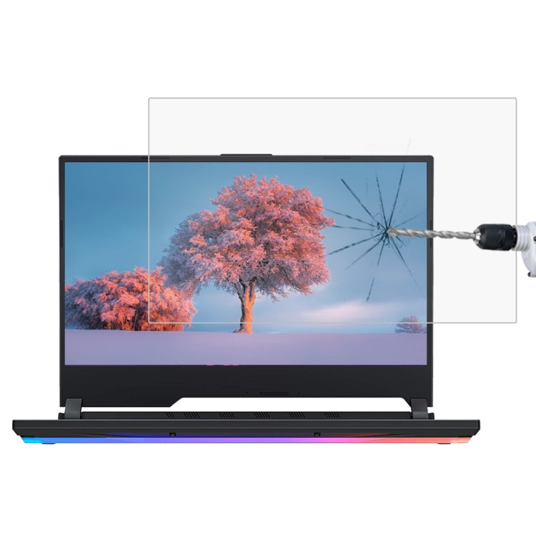 ノートパソコン画面HD強化ガラス保護フィルム、ASUS ROG Strix G 15.6インチ用、ASUS ROG Strix Hero II 15.6インチ用、ASUS ROG ZEPHYRUS (GX501) 15.6インチ用、ASUS ROG ZEPHYRUS (M15) 15.6インチ用、ASUS ROG Zephyrus M (GM501) 15.6インチ用