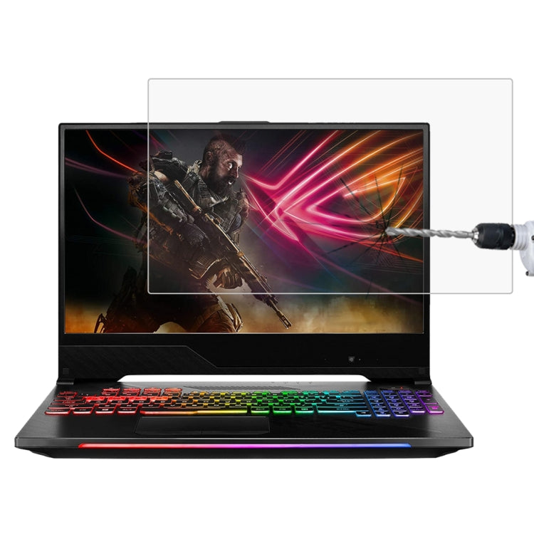 ノートパソコン画面HD強化ガラス保護フィルム、ASUS ROG Strix G 15.6インチ用、ASUS ROG Strix Hero II 15.6インチ用、ASUS ROG ZEPHYRUS (GX501) 15.6インチ用、ASUS ROG ZEPHYRUS (M15) 15.6インチ用、ASUS ROG Zephyrus M (GM501) 15.6インチ用
