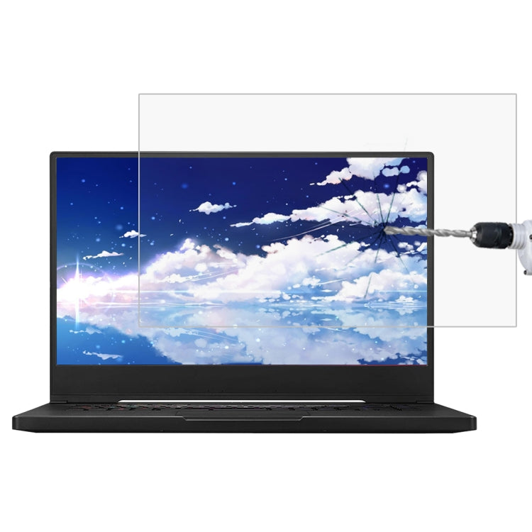 ノートパソコン画面HD強化ガラス保護フィルム、ASUS ROG Strix G 15.6インチ用、ASUS ROG Strix Hero II 15.6インチ用、ASUS ROG ZEPHYRUS (GX501) 15.6インチ用、ASUS ROG ZEPHYRUS (M15) 15.6インチ用、ASUS ROG Zephyrus M (GM501) 15.6インチ用
