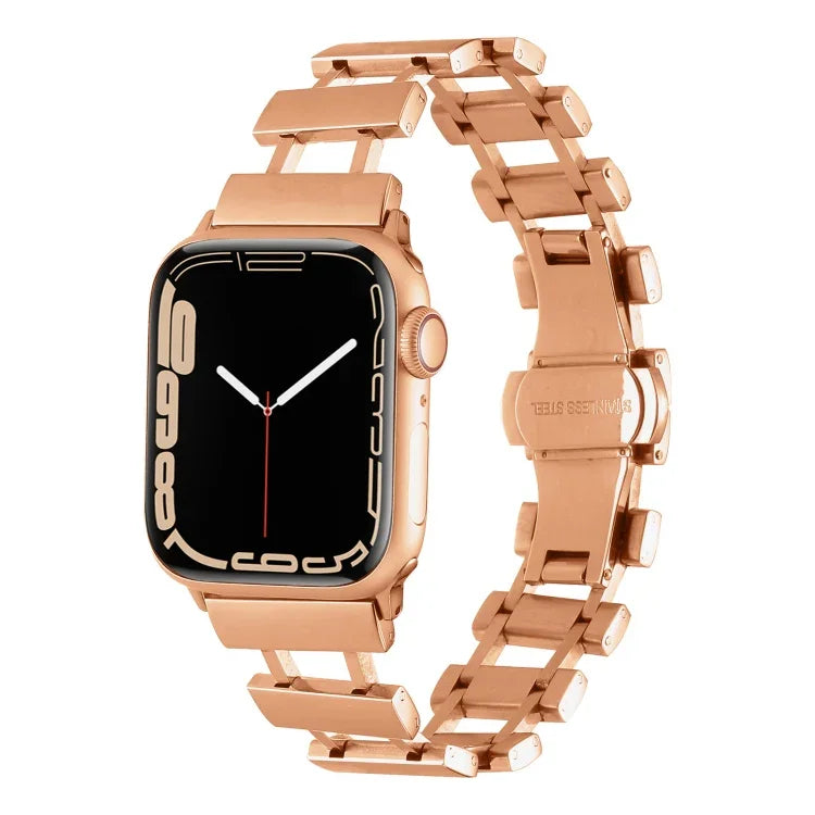 中空ステンレススチール時計バンド、Apple Watch Ultra 49mm / シリーズ8＆7 45mm用、Apple Watch シリーズ8＆7 41mm / SE 2＆6＆SE＆5＆4 40mm用