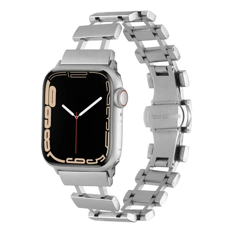 中空ステンレススチール時計バンド、Apple Watch Ultra 49mm / シリーズ8＆7 45mm用、Apple Watch シリーズ8＆7 41mm / SE 2＆6＆SE＆5＆4 40mm用